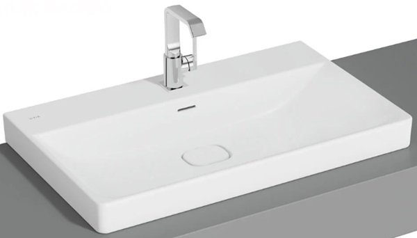 Vitra 7527B001-0973 Metropole Çanak lavabo, 80cm Mat Beyaz.
